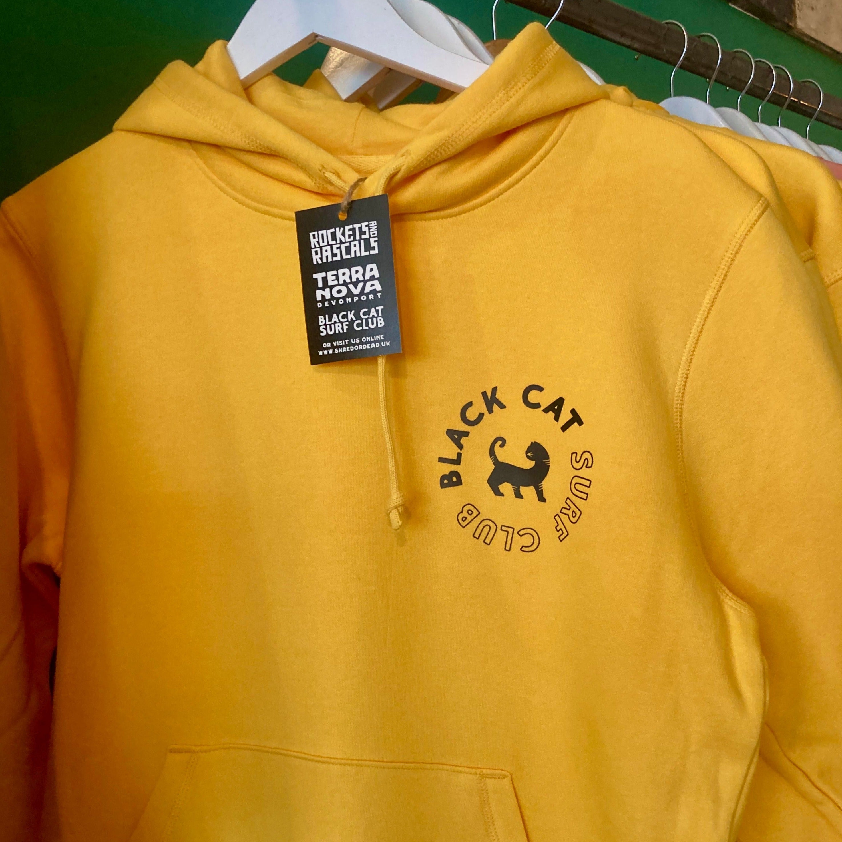 BCSC Sunshine Yellow Hoodie blackcatsurfclub